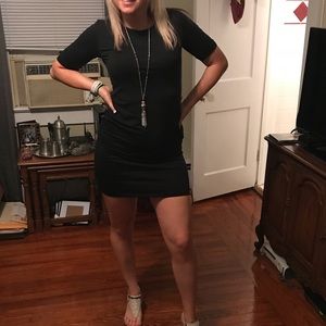 Solid black LulaRoe Julia dress multiple sizes